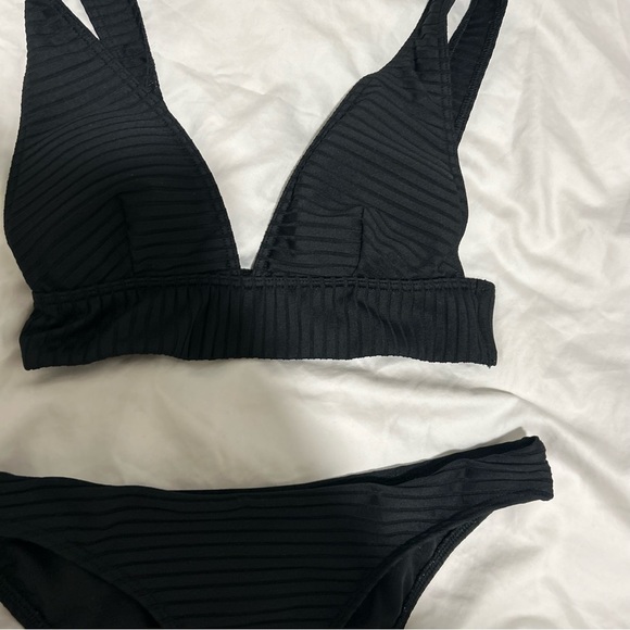 Topshop ribbed matching bikini set - Picture 3 of 3